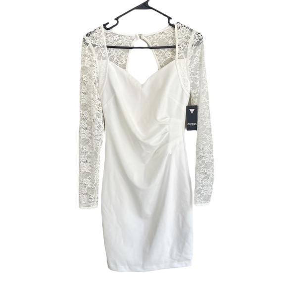 Guess Dresses & Skirts - Guess - Scuba Crepe Off White Dress